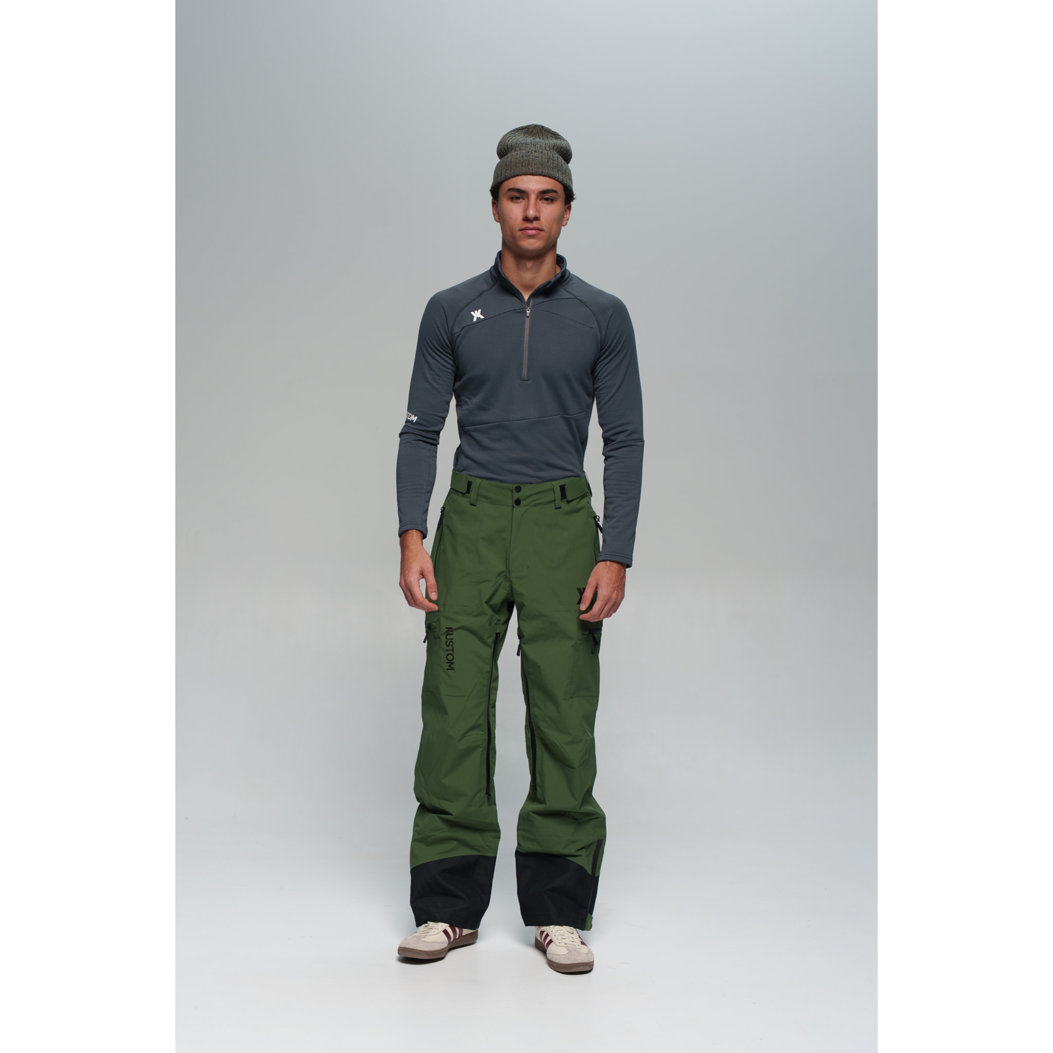 Pantaloni blu navy AQUILO KUSTOM UOMO