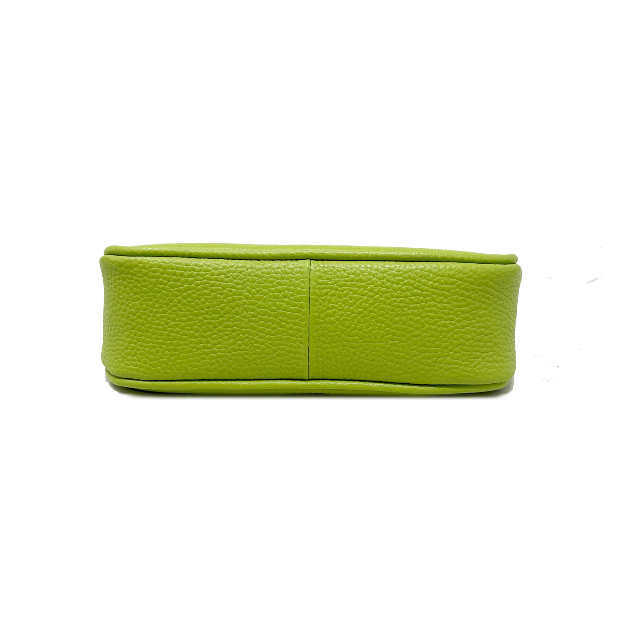Chicca Borse - Tracollina Clutch Donna in Vera Pelle - Colore Verde Chiaro