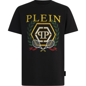 PHILIPP PLEIN Camiseta de cuello redondo y manga corta CREST