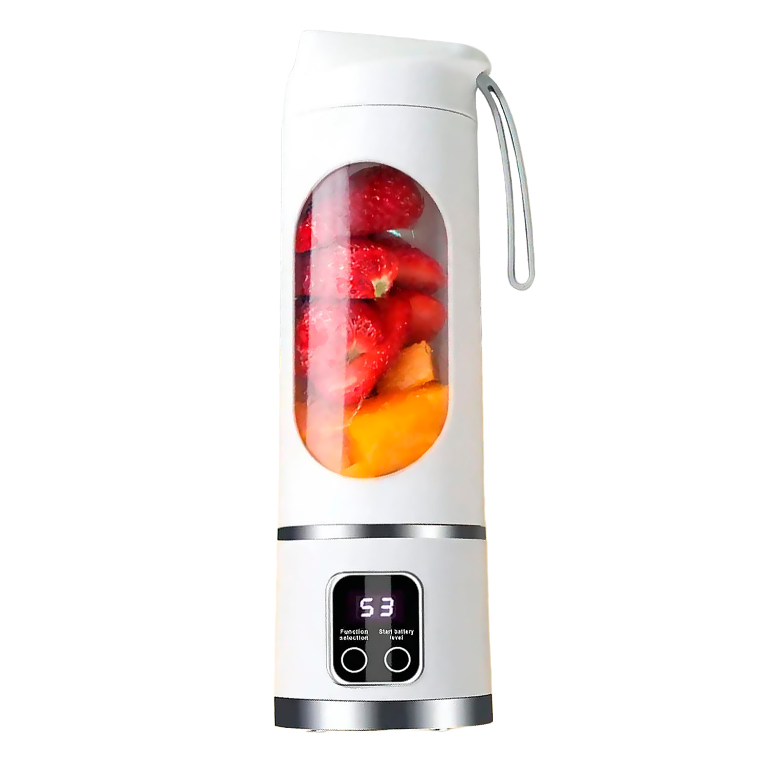 Batidora portátil con 3 modos de uso y 450ml de capacidad.