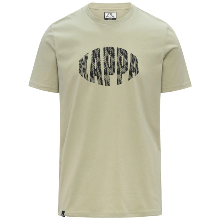 Kappa - Camisetas y tops Hombre Gris - Logo Gess