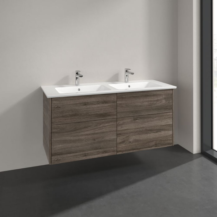 Set meuble avec vasque Finero Villeroy & Boch 130cm Chêne stone oak