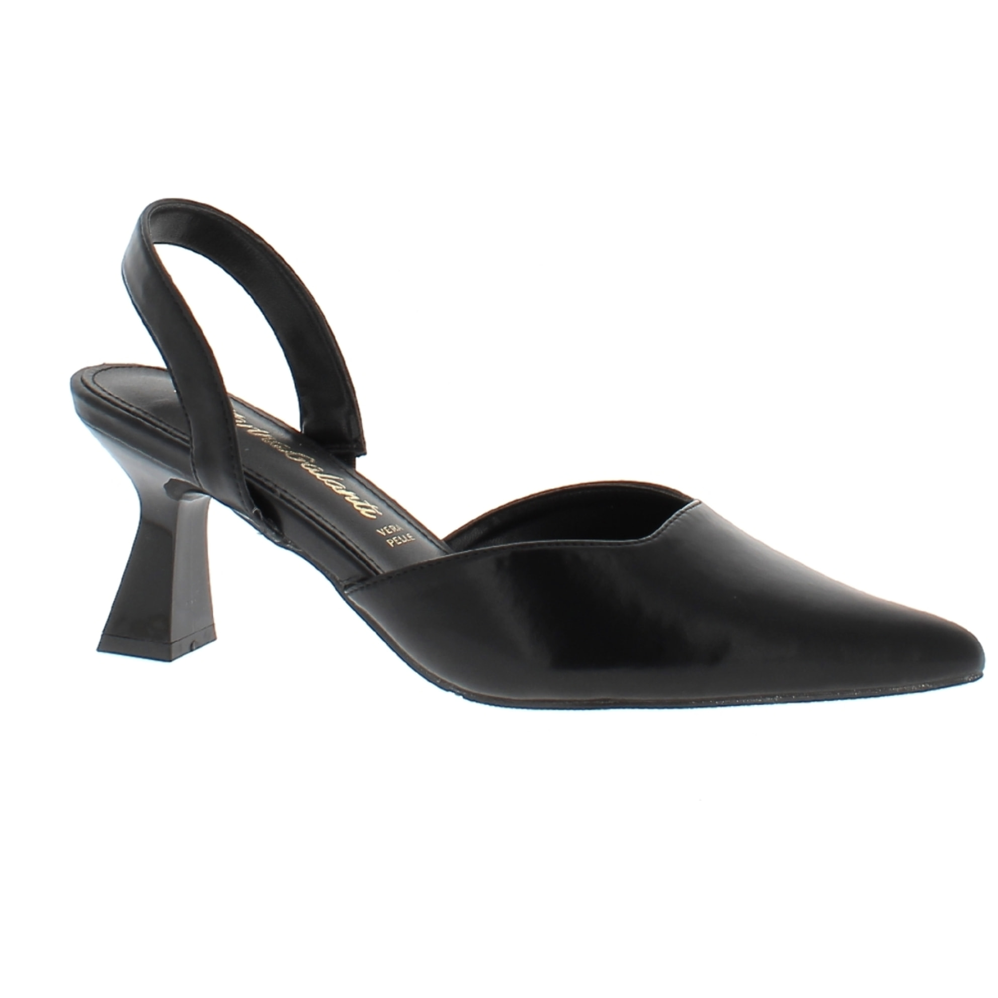 Marina Galanti Scarpe Donna Decollete Slingback Tacco 7 MG S24A003 Black