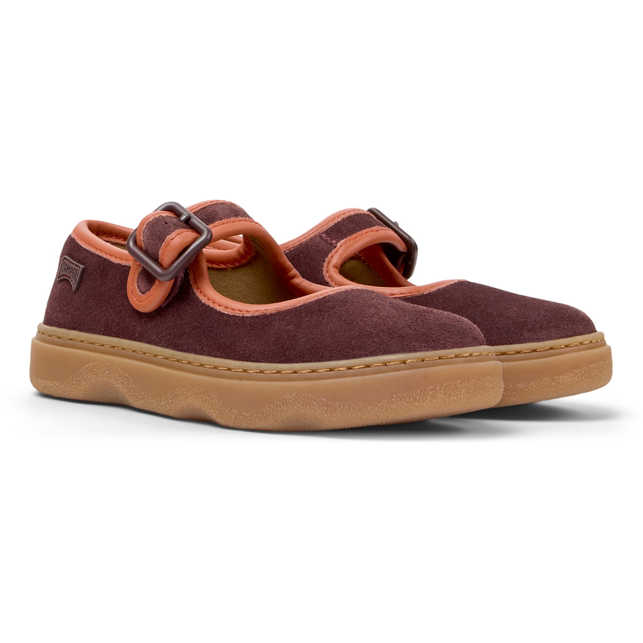 Ballerine - CAMPER Kiddo - Bordeaux - Pelle scamosciata
