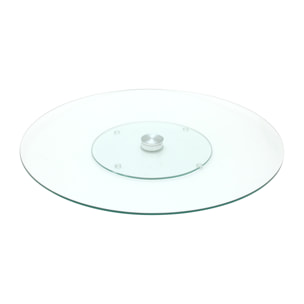 Plateau Verre Tournant 45cm