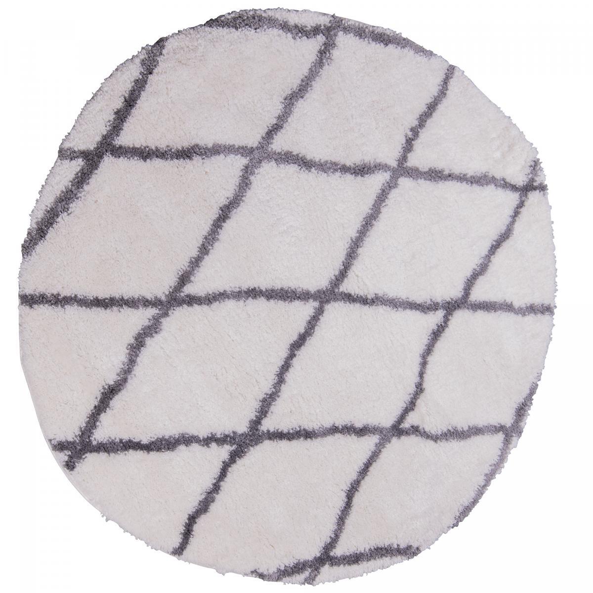 Tapis Shaggy longues mêches et aux motifs traditionnels Berbères