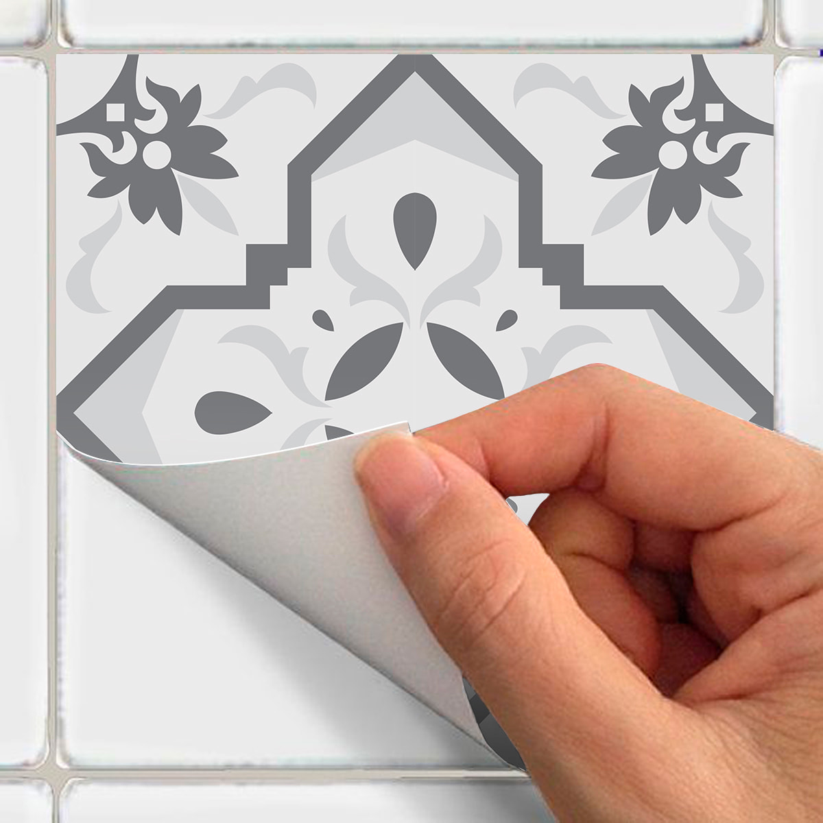 Stickers muraux - Sticker Mural Carrelage adhésif Cuisine Salle de Bain - 30 STICKERS CARRELAGES AZULEJOS CHRISTINA