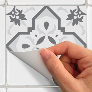 Stickers muraux - Sticker Mural Carrelage adhésif Cuisine Salle de Bain - 30 STICKERS CARRELAGES AZULEJOS CHRISTINA
