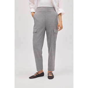 Pantaloni cargo grigi casual