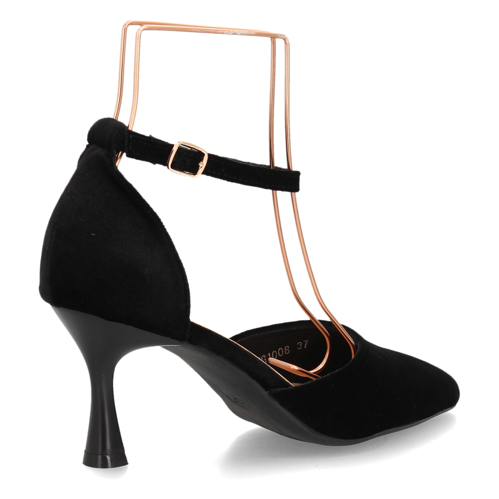 Zapato elegante con tiras aterciopelado