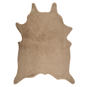 Tapis Taupe Fourr Forme Animal 120x158cm