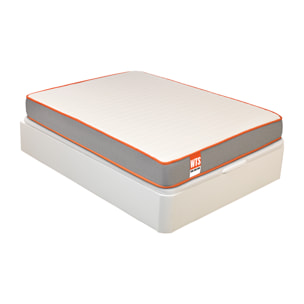 Colchón Viscoelástico Sostenible HR y Canapé Abatible Gran Capacidad Blanco Entrega, Montaje y Retirada usado incluido Pack SOUL · WHAT THE SLEEP