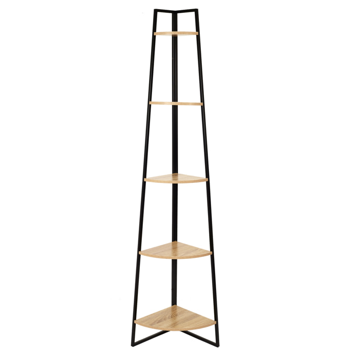 Etagere Angle Bois Et Metal