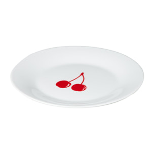 Vajilla 4 platos porcelana benetton fruits