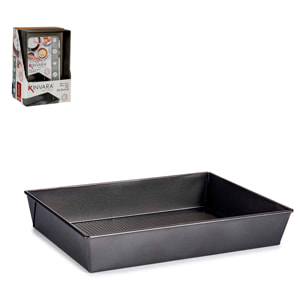 STAMPO RETTANGOLARE IN METALLO 36CM