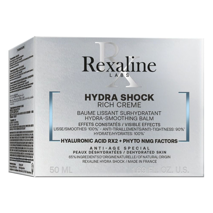 Hydra Shock - Crème Riche Lissant Surhydratant 50ml