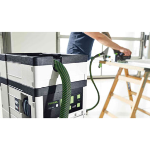 Aspirateurs sans fil CLEANTEC CTLC SYS HPC 4,0 I-Plus - FESTOOL - avec 4 batteries 18V 4.0Ah - chargeur - accessoires - Systainer - 576944