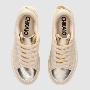 Deportivos - Oro - Tacón: 5 cm