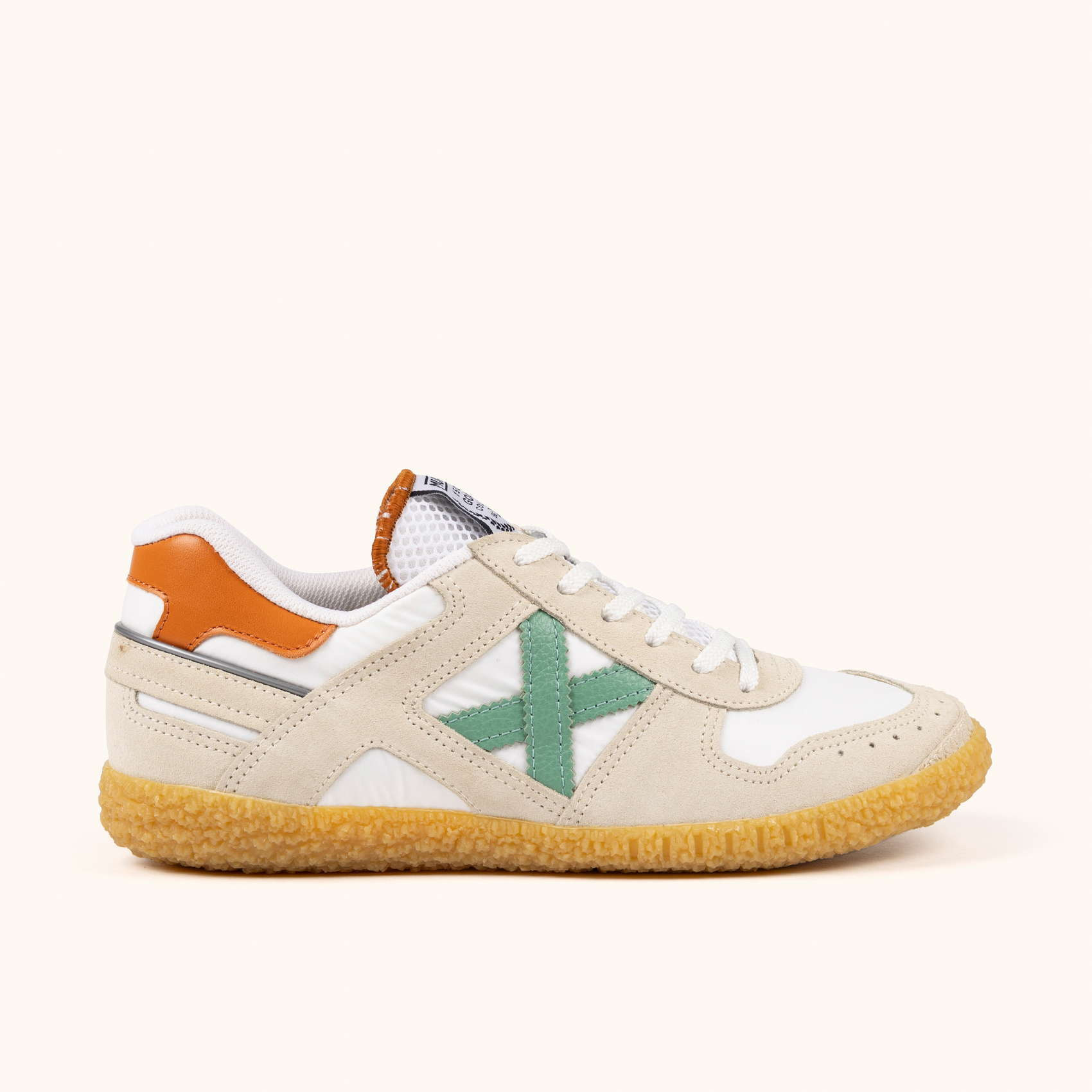 MUNICH GOAL 1642 Zapatillas clásicas y planas Blanco, Beige, Naranja y Verde