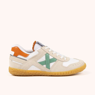 MUNICH GOAL 1642 Zapatillas clásicas y planas Blanco, Beige, Naranja y Verde