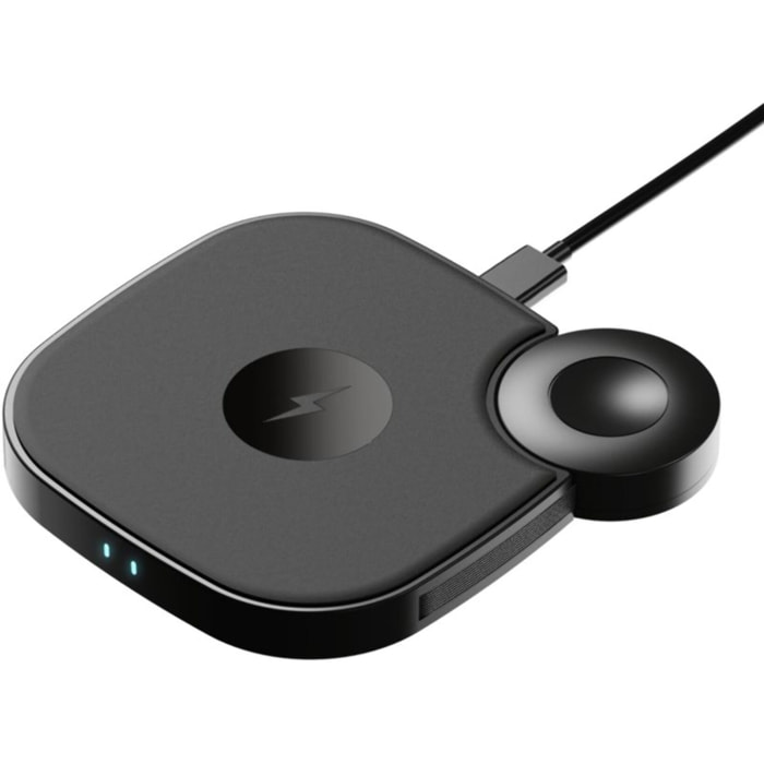 Chargeur induction XMOOVE pad sans fil 2 en 1