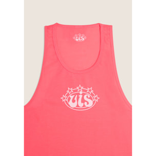 Canotta Donna Fluo Regular Fit Stile Boxe VIS