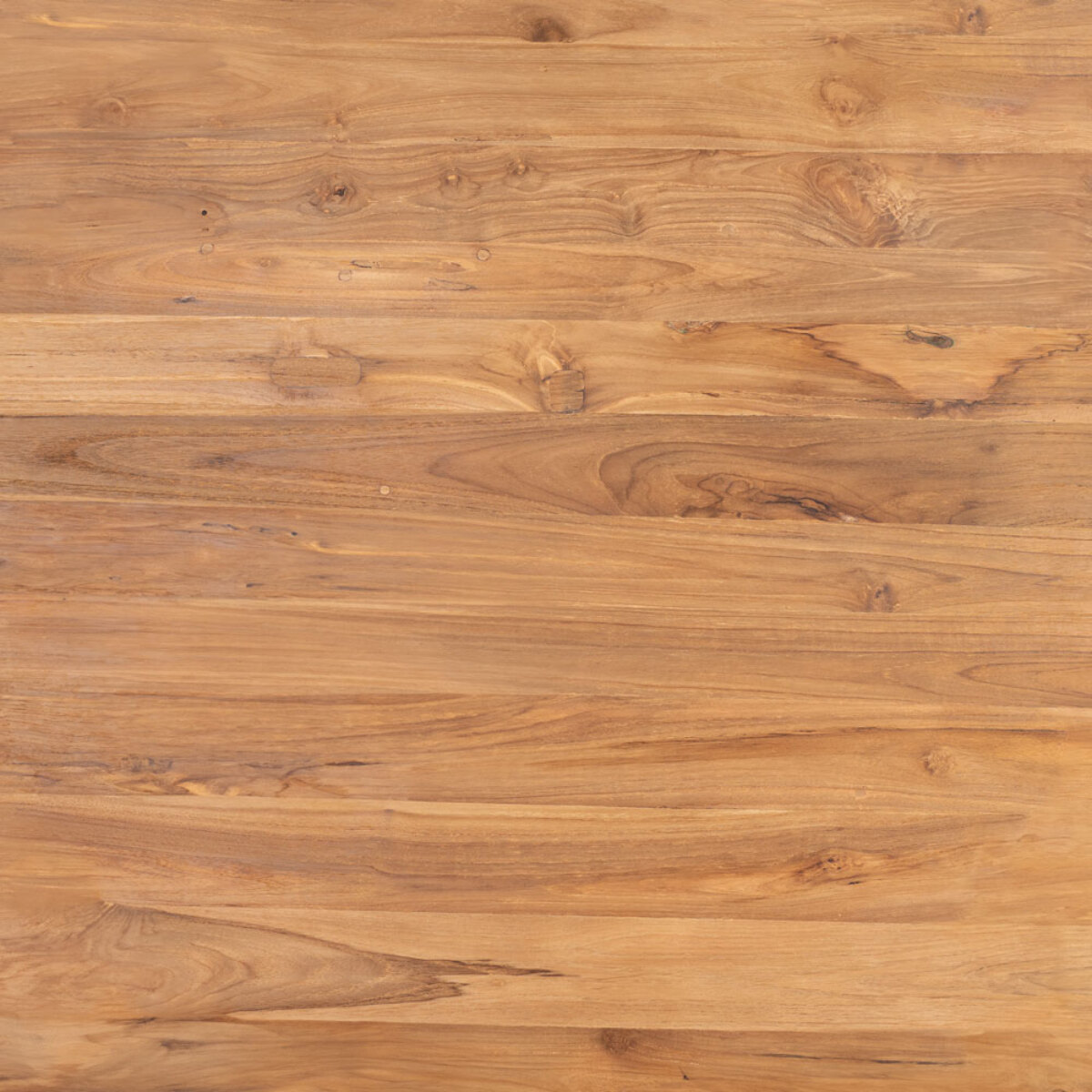 Table ronde 6-8 personnes en bois de teck recyclé D150 cm - Laure