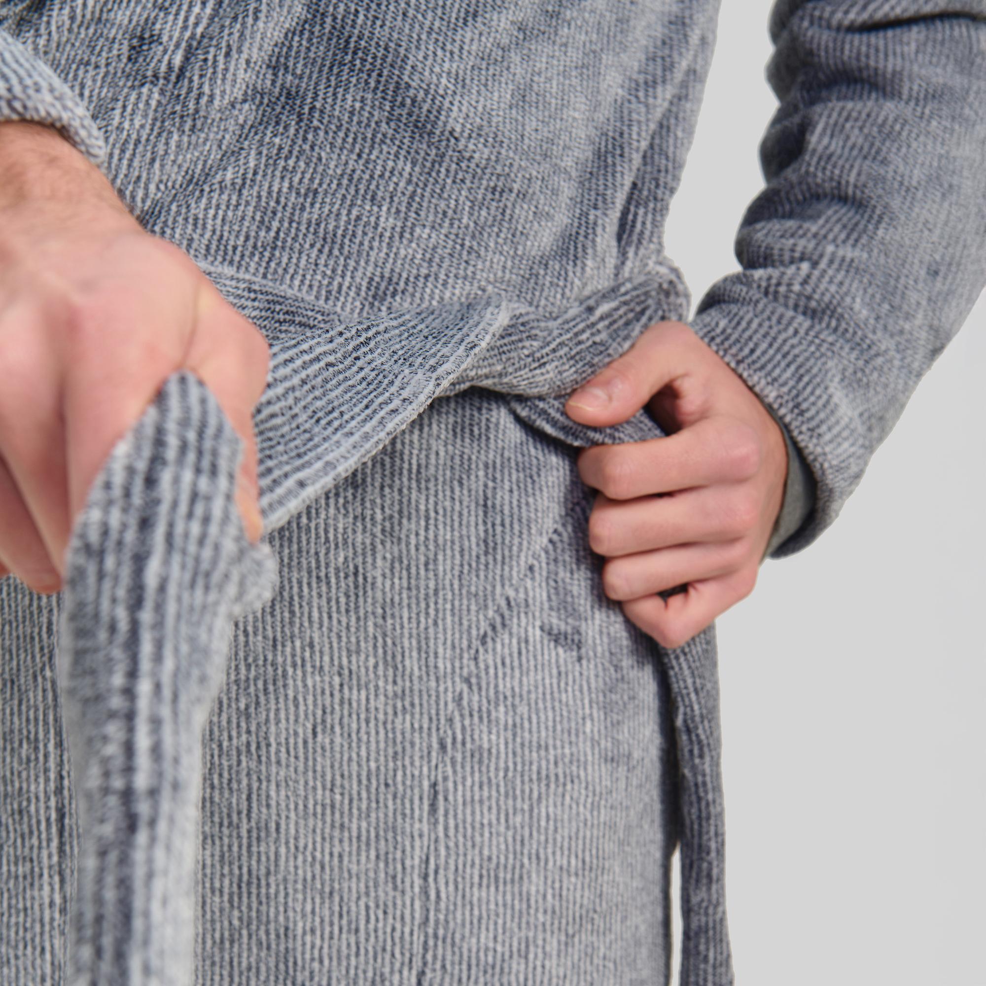 Bata larga gris