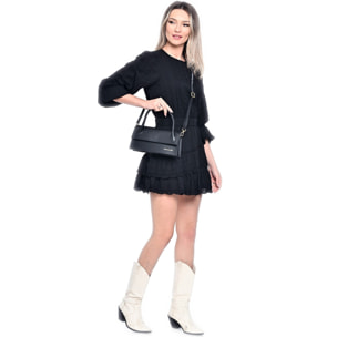 Borsa a spalla Anna Luchini Nero