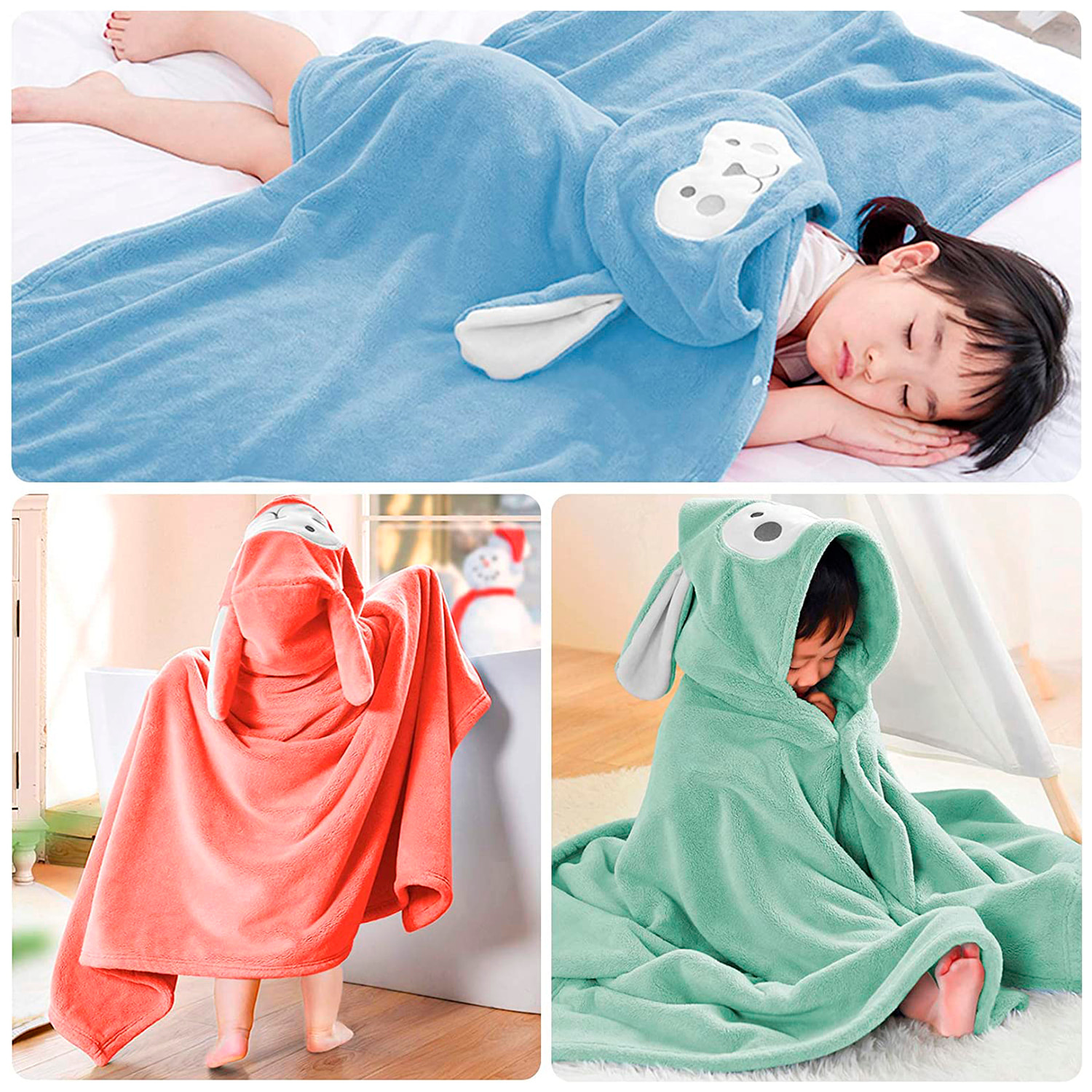 Asciugamano per bambini con design anatroccolo.