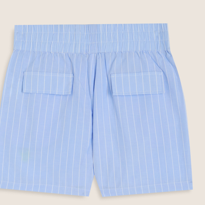 Pantaloncini corti a righe con tasche e logo FREDDY