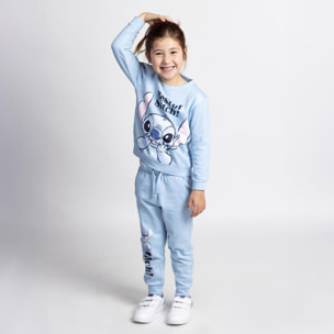 Chándal Stitch - Color Azul Claro - Talla 6A