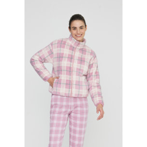 Giacca donna nelly in eco pelliccia con zip Noidinotte