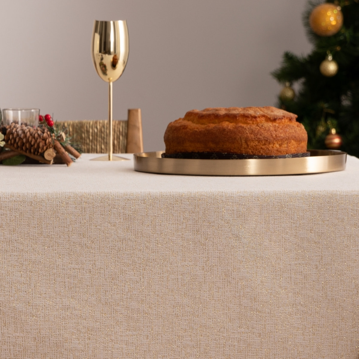 Mantel antimanchas BLANCHE ORO