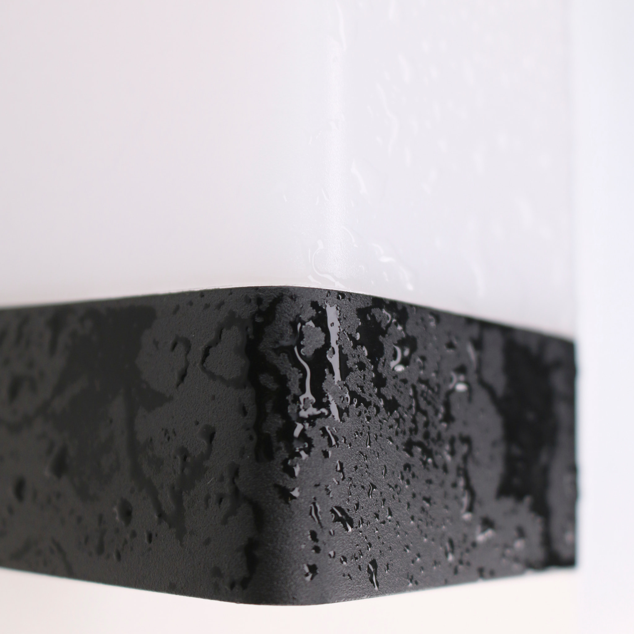 Forlight Aplique Exterior IP44 LED 9.4W Blanco Neutro - 4000K Negro para Jardín, Terraza