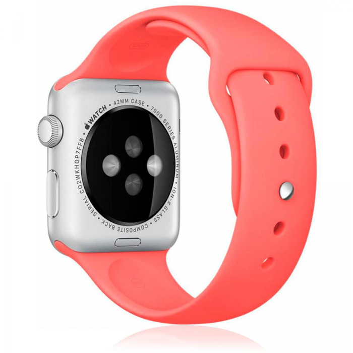 Correa de silicona Compatible con Apple Watch de: 42/44/45/49mm Talla M/L