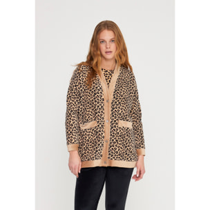 Giacca donna macu in pile e ciniglia con bottoni Noidinotte