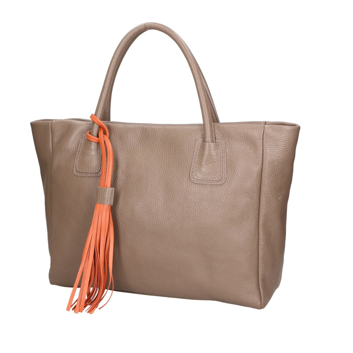 Borsa a spalla da donna - Modello Rosalie - 100% pelle - 46.0 x 27.5 x 10.0 cm