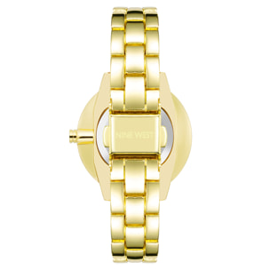 Reloj Nine West NW-2682CHGB Mujer Analogico Cuarzo con Correa de Metal