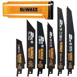 Coffret 6 lames scie sabre - DEWALT - DT2440L-QZ