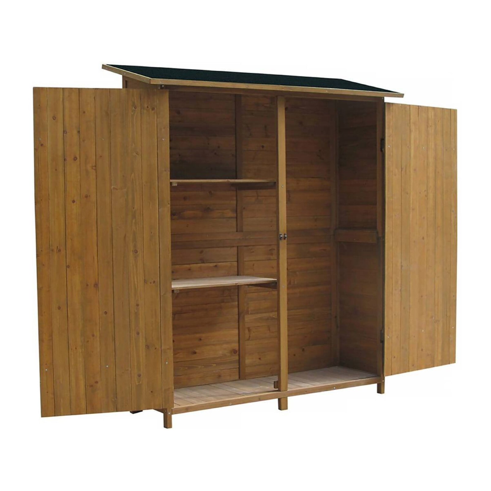 Armoire de jardin "Espacio"- 140 x 49 x 162 cm - Marron