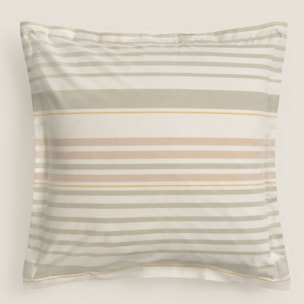 Funda de cuadrante algodón rayas Grora color verde 100% Algodón