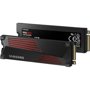 Disque dur SSD interne SAMSUNG 2To 990 Pro avec dissipateur