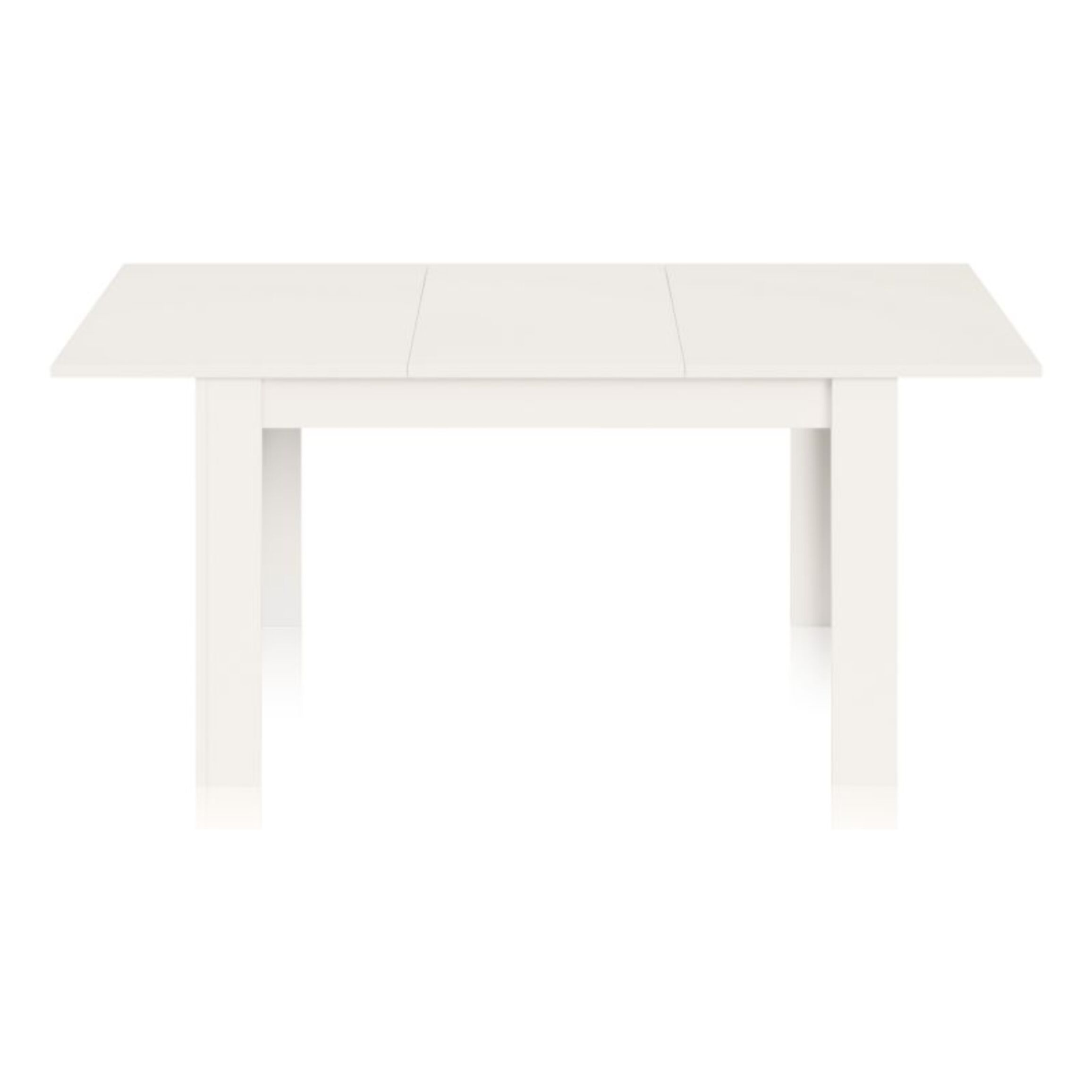 Mesa de comedor extensible Danna Blanco Brillo