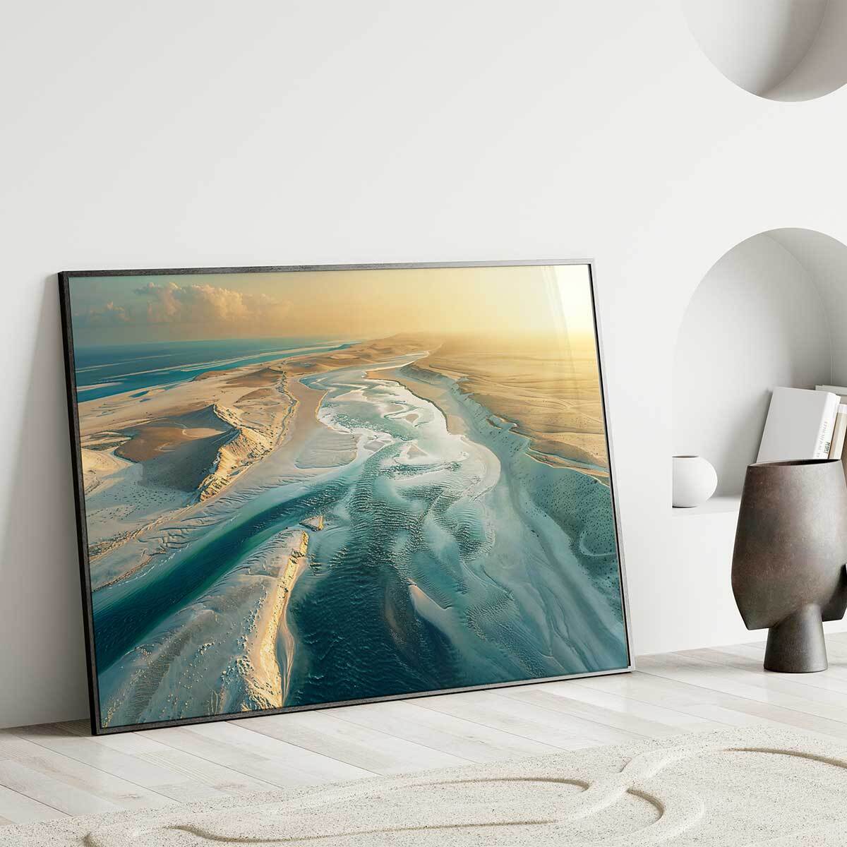 Affiche mer Désert blanc des Lençóis Maranhenses Affiche seule