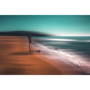 Tableau balade au bord de l'eau Tableau alu Dibond