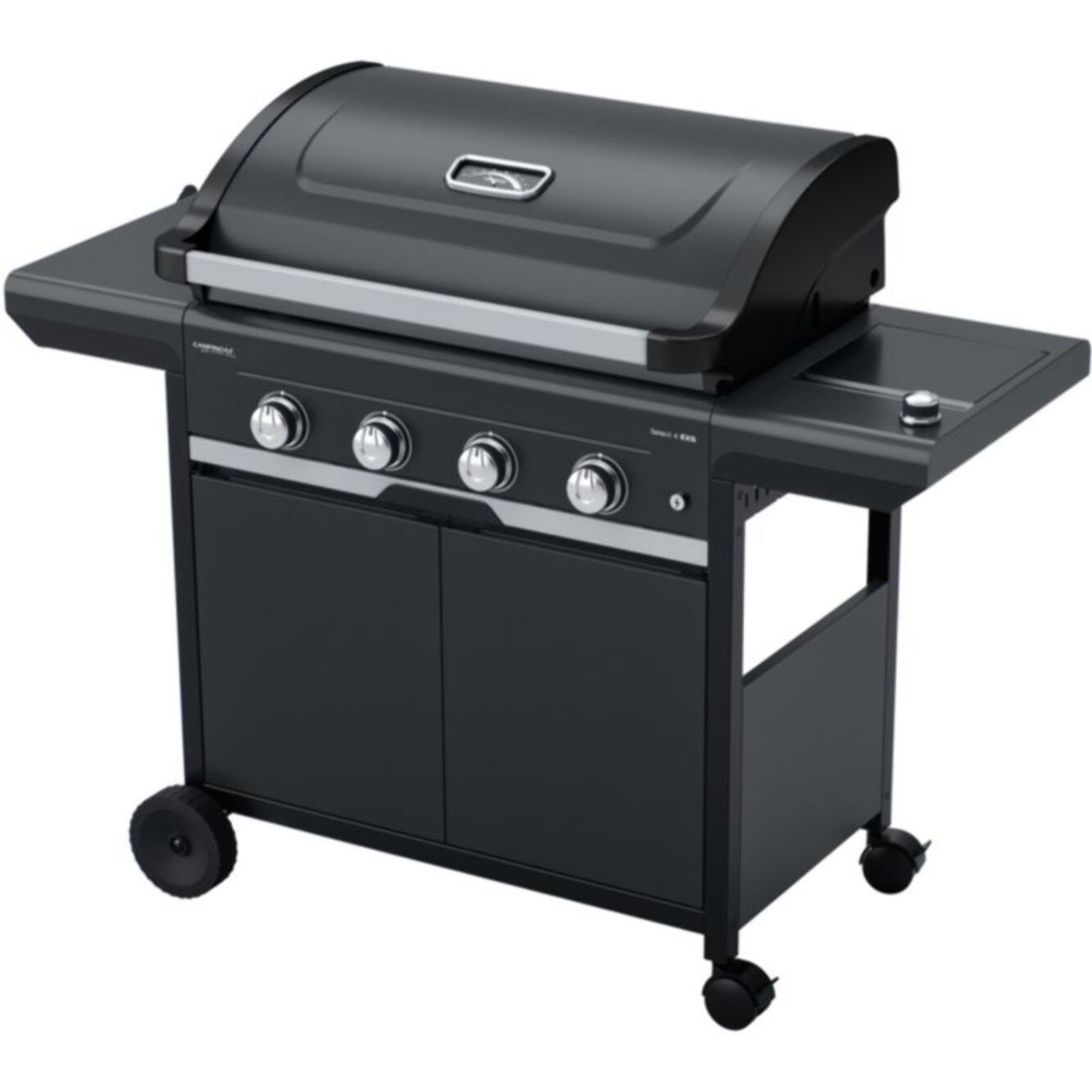 Barbecue gaz CAMPINGAZ SELECT 4 EXS noir 4 brûleurs sur chariot 70x40 cm