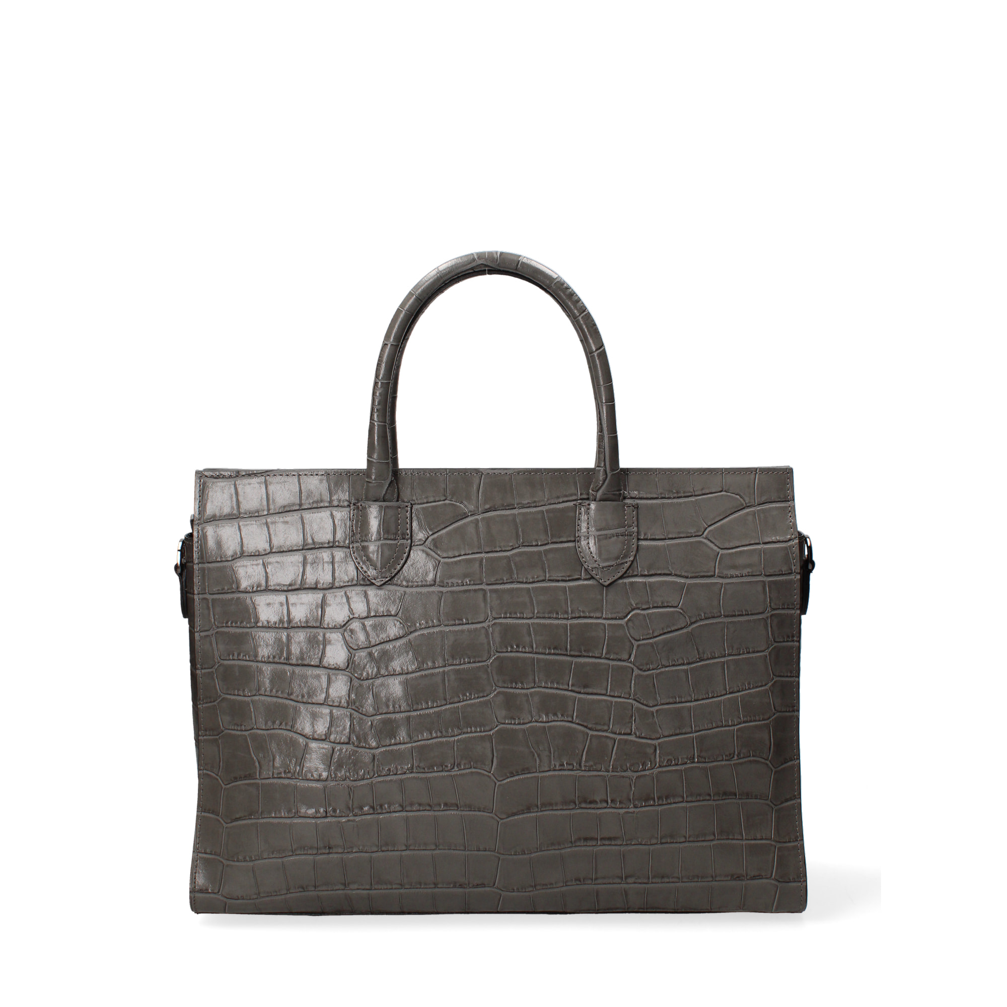 Borsa a mano da donna In Vera pelle Made in Italy 39x29x12 cm