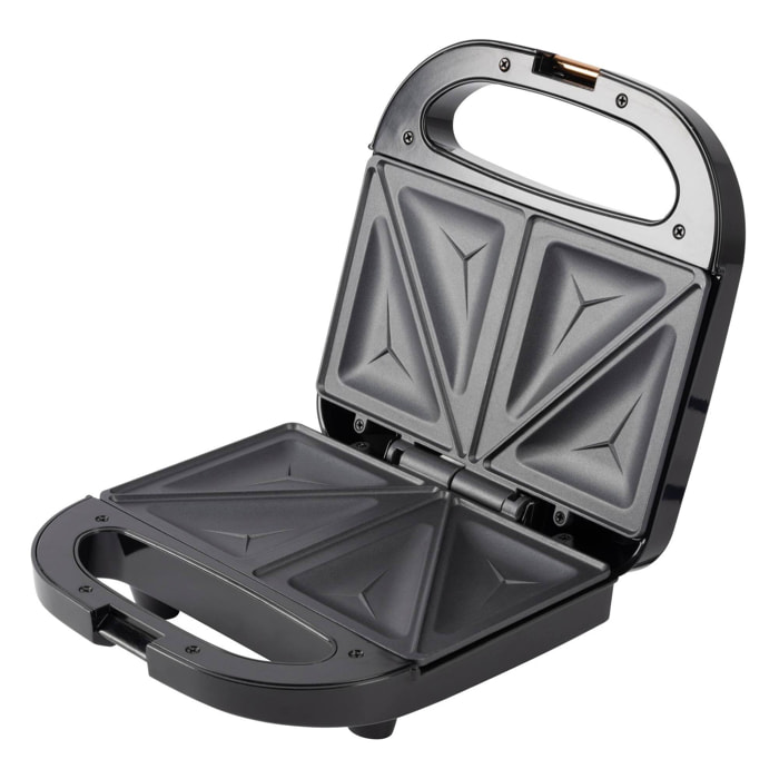 Bergner COPPER Sandwichera 750W con luces indicadoras y control de temperatura automático