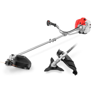 Desbrozadora de gasolina motor de 2 tiempos de 65cc y 4.9cv Greencut GGT650X-2